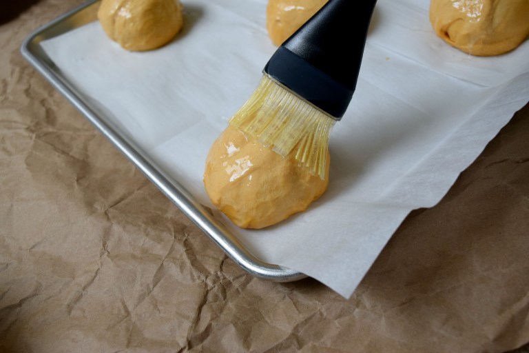 Sweet Potato Bun Egg Wash
