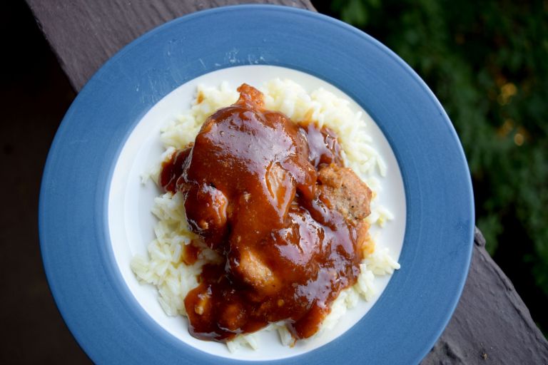 Orange Chicken and Rice